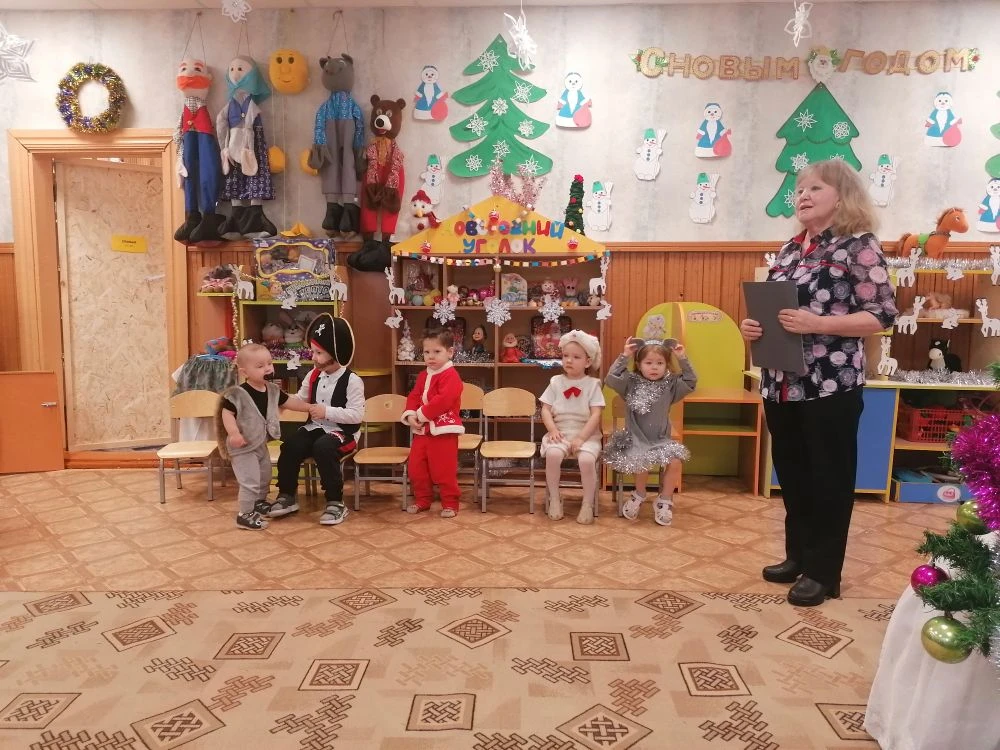 Новогодний праздник в дошкольной группе.