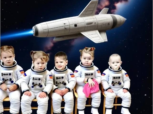 Тематическое развлечение "Юные космонавты".